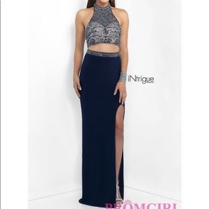 Worn once Blue Prom Dress